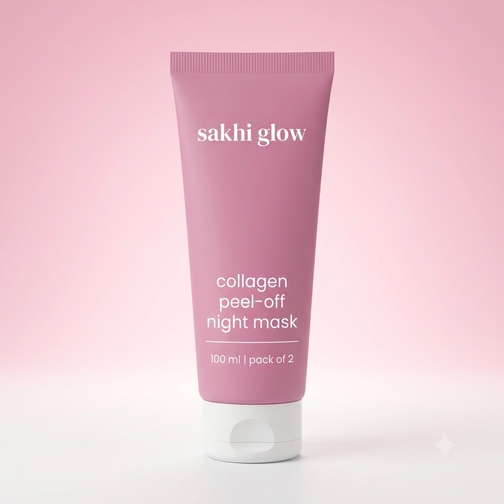 Sakhi Glow Collagen Peel-Off Night Mask (Pack of 2)