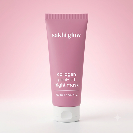 Sakhi Glow Collagen Peel-Off Night Mask (Pack of 2)